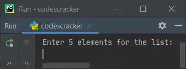 python search an element in list