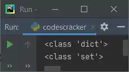 python sets use curly braces