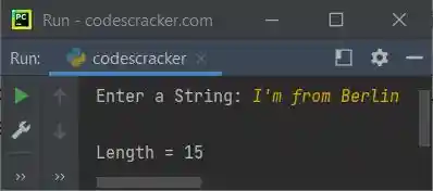 python string length