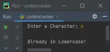 python convert uppercase to lowercase