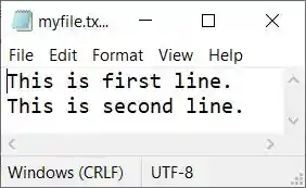 python writelines example