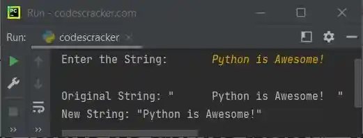 remove spaces from string python