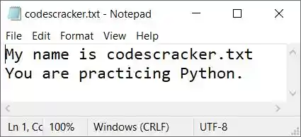 replace text from file python file