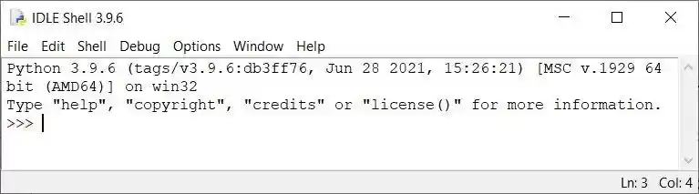 setting up environment python
