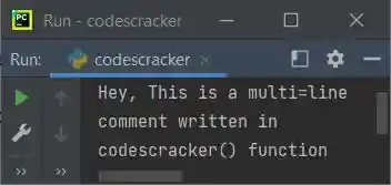 write comment in Python