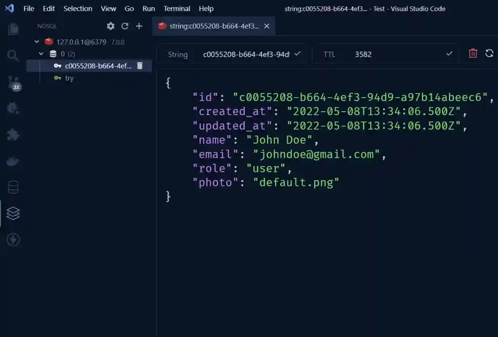 mysql redis show db
