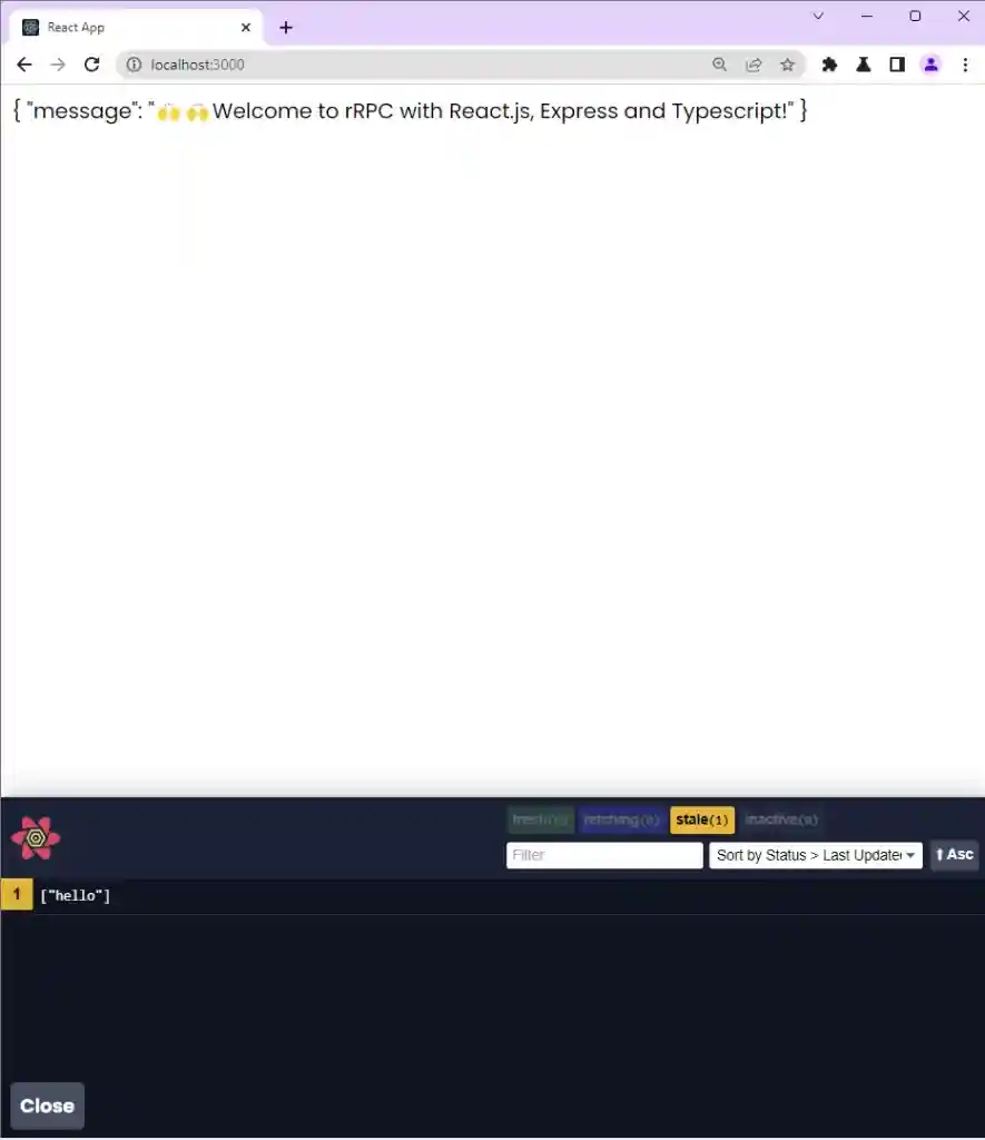 tRPC server and client Redis message