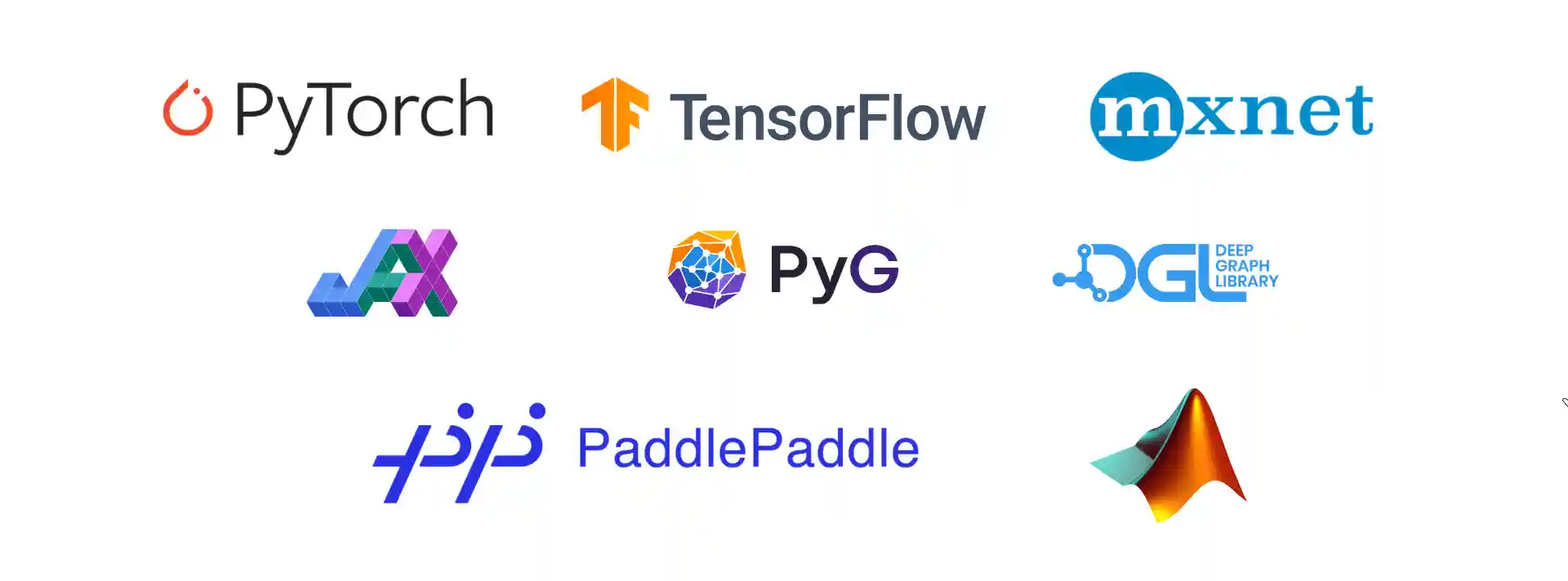 logos of GNN frameworks