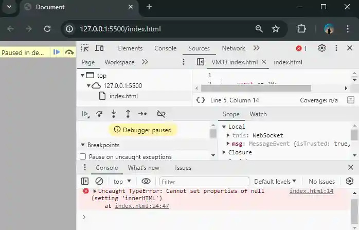 JavaScript Debugging
