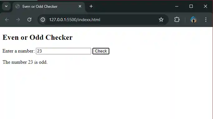 JavaScript ternary operator