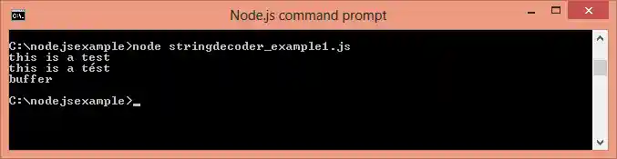 Node.js stringdecoder example 1
