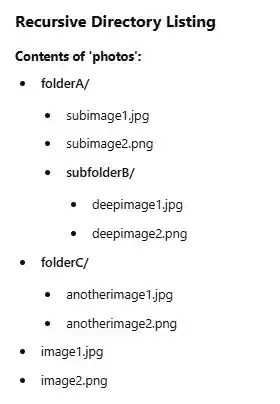 php recursive function