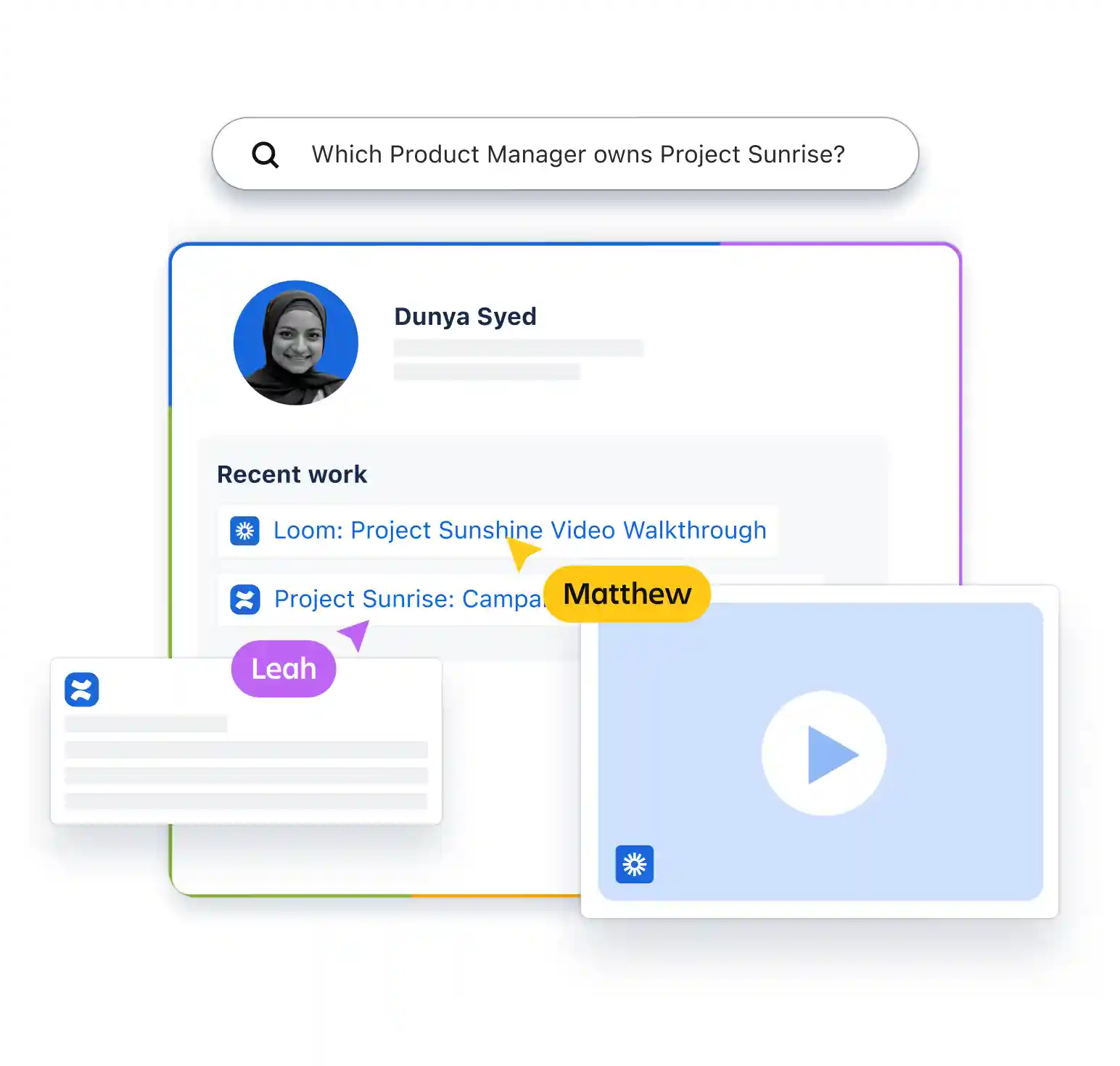 Get relevant answers across all your tools with AI-powered search