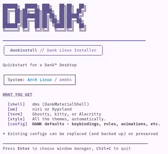 Dank Install