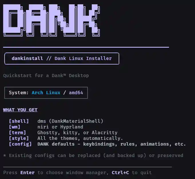 Dank Install