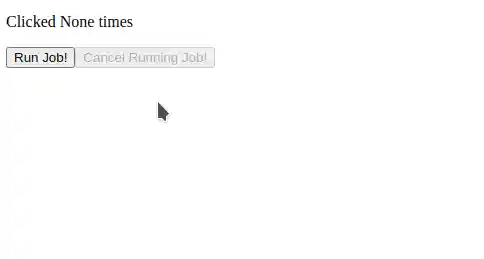 Cancelable callback example
