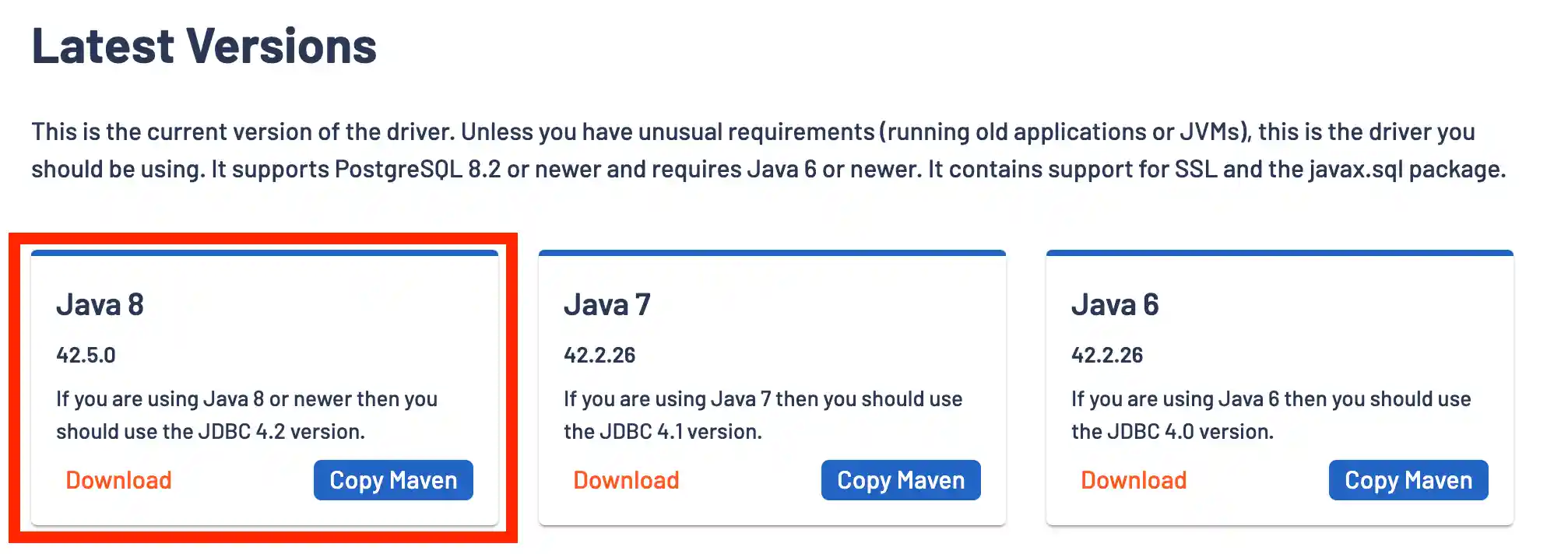 SQL Workbench postgresql driver jdbc 42