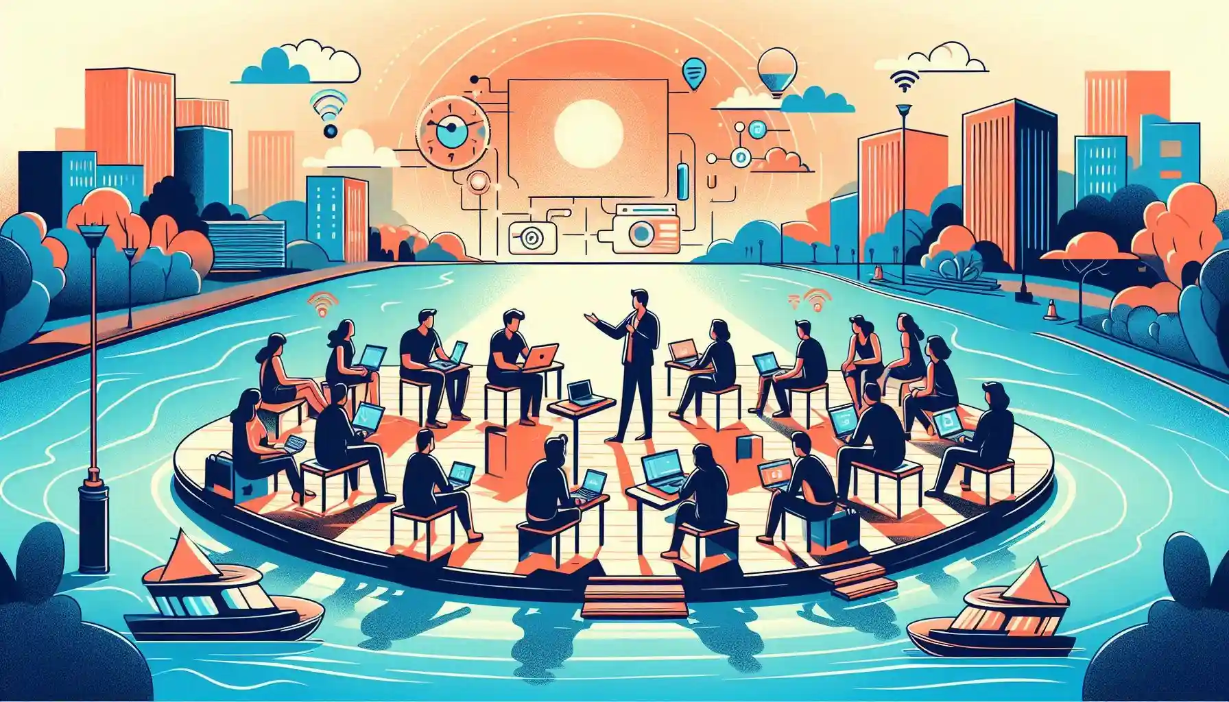 Deskreen presentation and collaboration