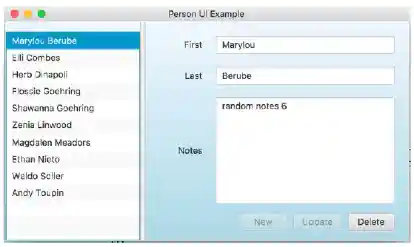 Person UI application