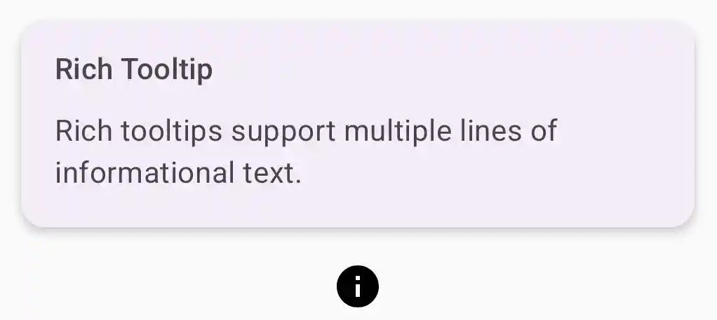 A multiple-line tooltip with the title