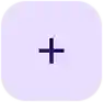 A standard floating action button with rounded corner, a shadow, and an 'add' icon.