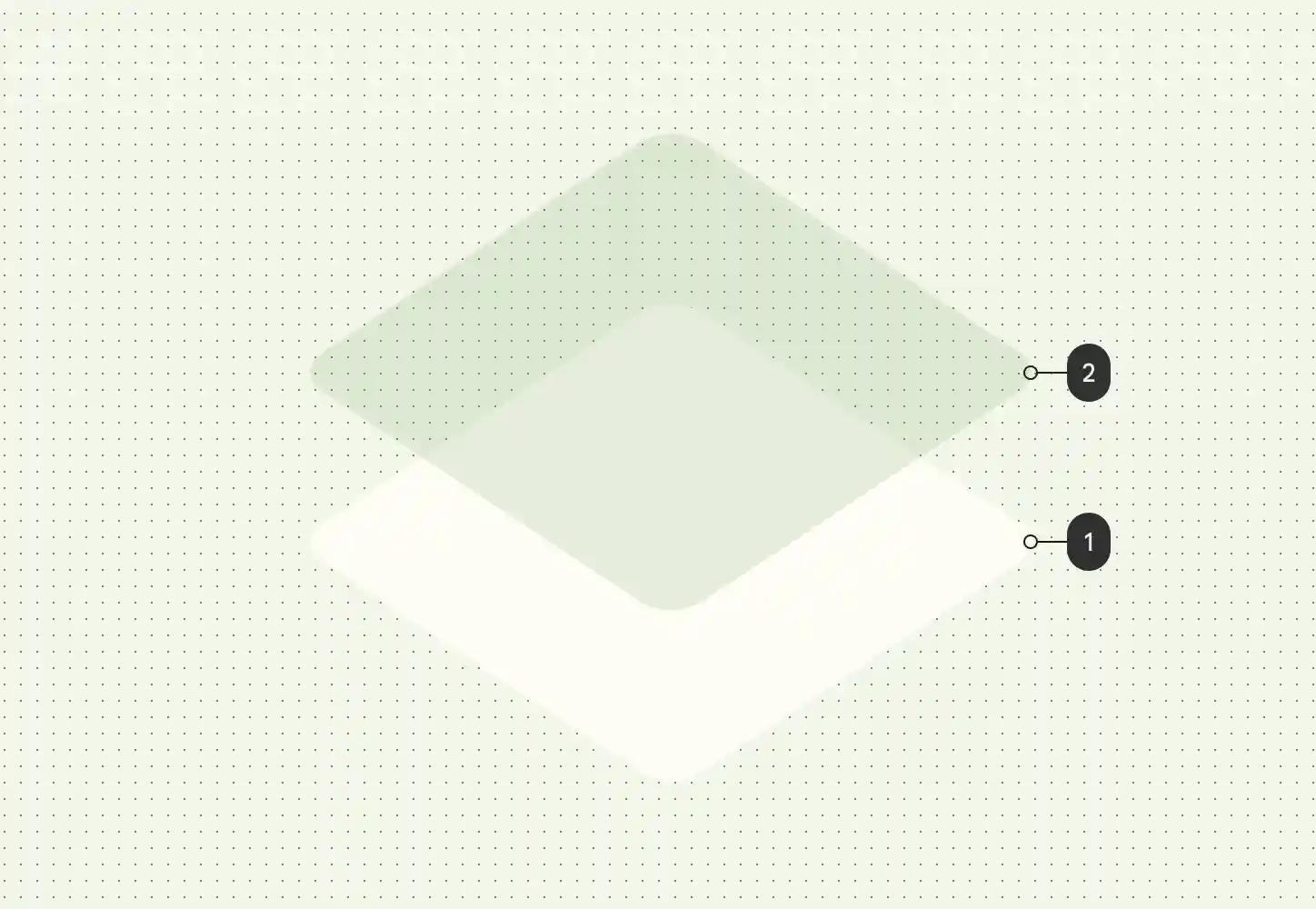 Tonal elevation with shadow elevation