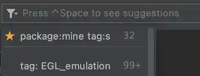 UI for favoriting a query