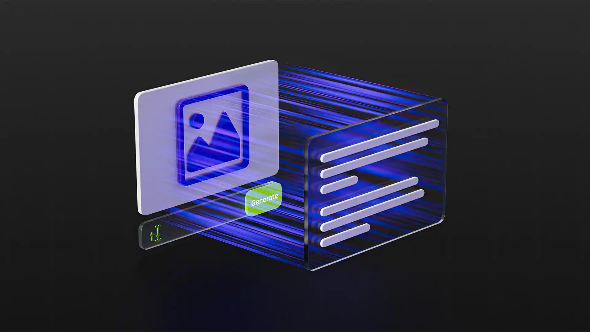 A vision language model workflow