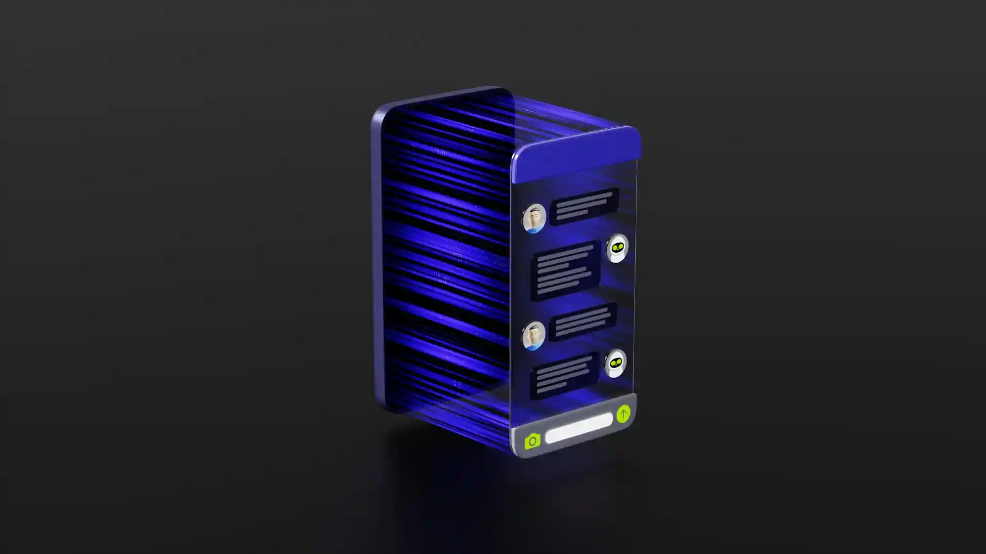 A Q&A or chatbot application