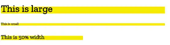 Der Hintergrund ist 50% der Höhe und 60% der Breite des Elements