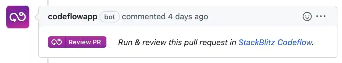 CodeflowApp bot in action
