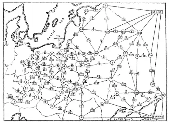 a railway network map