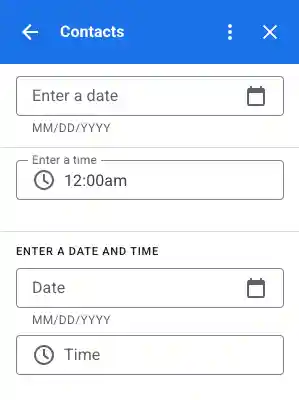 Customized peek card example