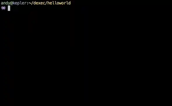 dexec demo animation