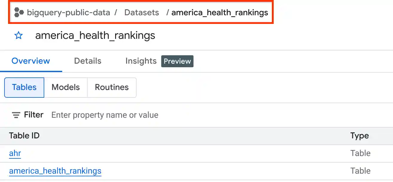 Breadcrumbs in the details pane.