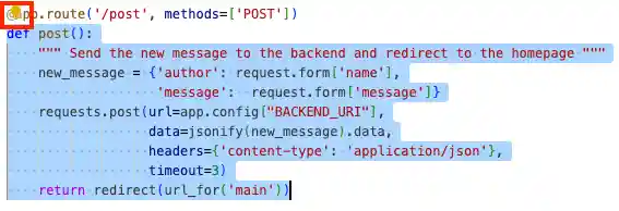 Smart actions lightbulb icon appears after selecting a block of code in Shell and Workstations.