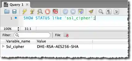 Testing if connection is over SSL.