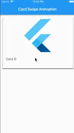 Card swipe on iOS