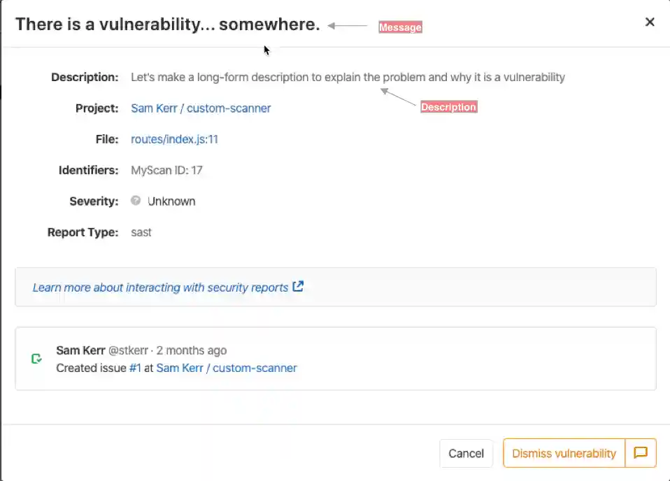 Example Vulnerability