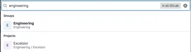The engineering group in search results
