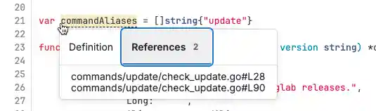 This variable is referenced twice in this project.