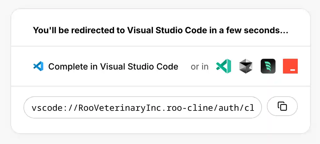 IDE selector for VS Code forks