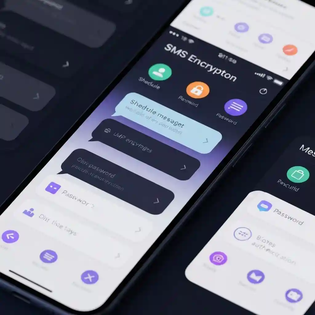 Encrypted SMS app
