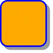 A round-cornered box with a light gray shadow the same shape
					          as the border box offset 10px to the right and 10px down
					          from directly underneath the box.