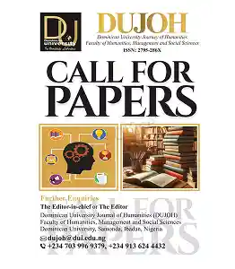 Dominican University Journal of Humanities  Faculty of Humanities, Management and Social Sciences