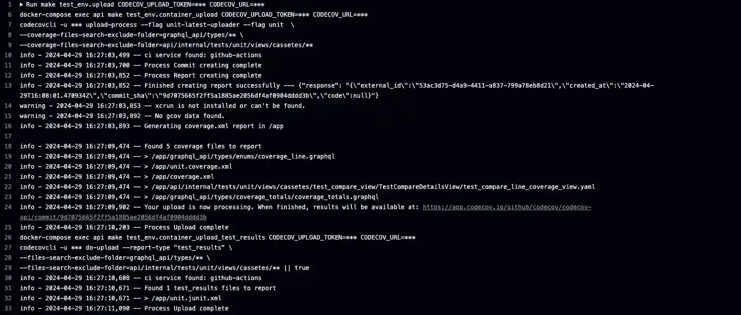 upload.png CI logs showing Codecov CLI in action