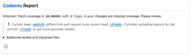 comment.png PR comment with Patch Coverage info only