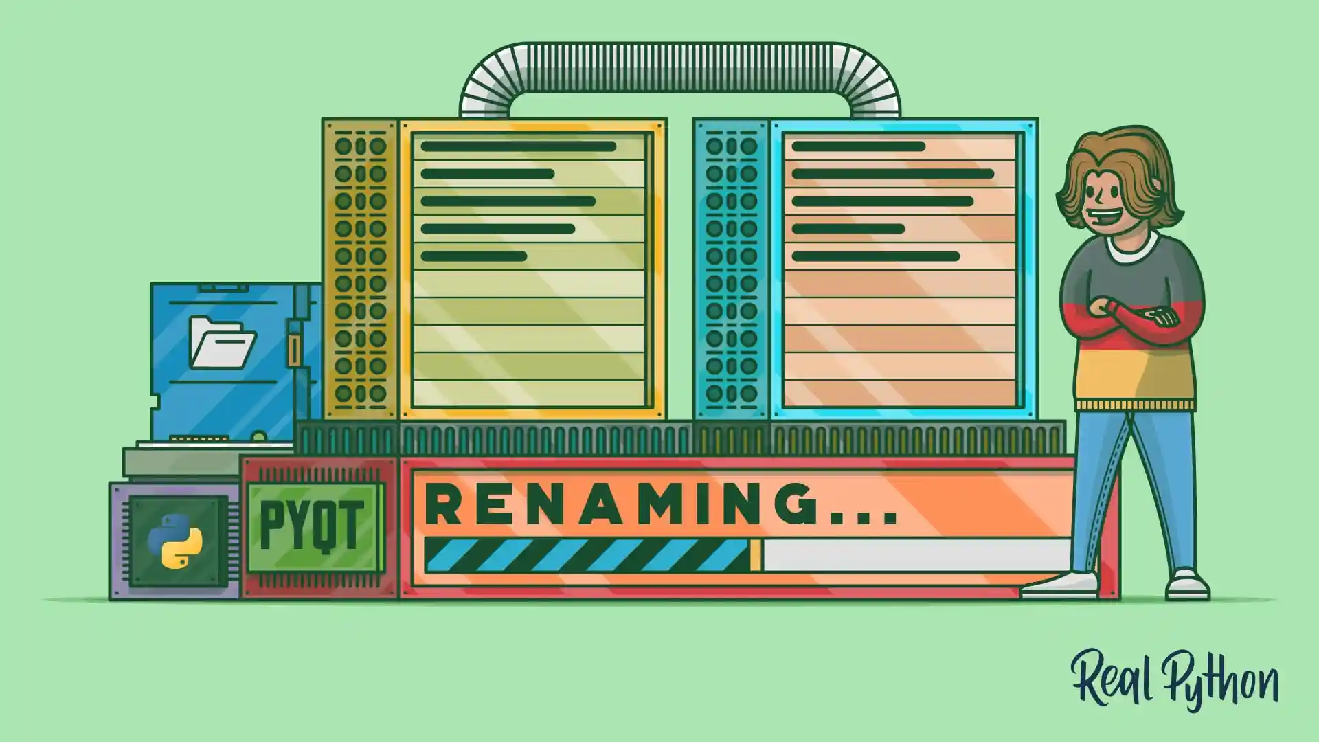 Title image for Build a Bulk File Rename Tool With Python and PyQt (Build a Bulk File Rename Tool With Python and PyQt)