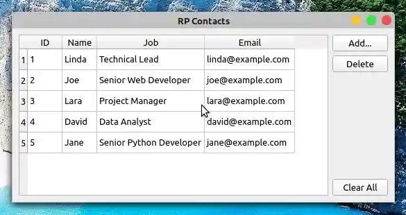 Contact Book Add Contact