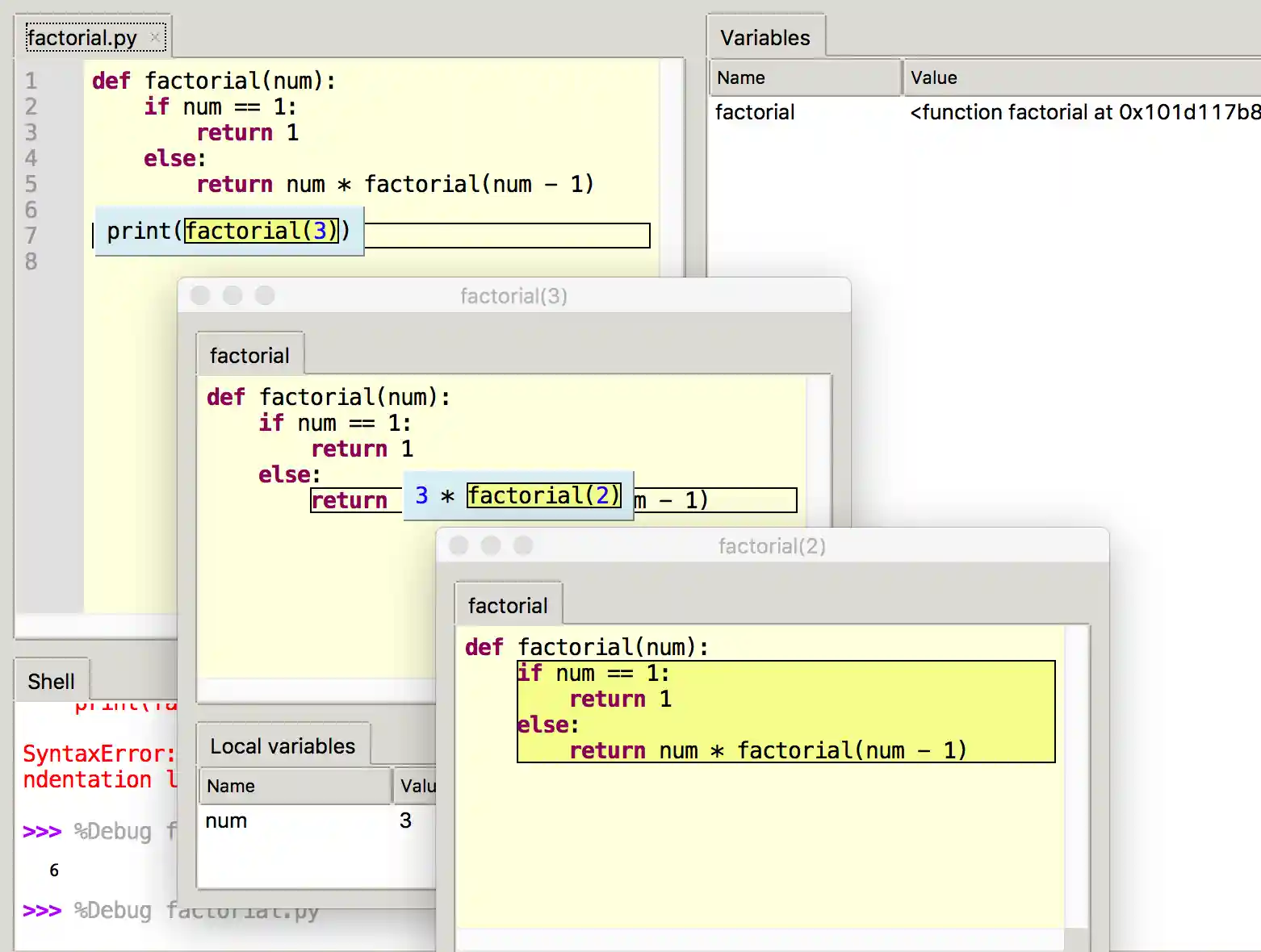 Step by step windows